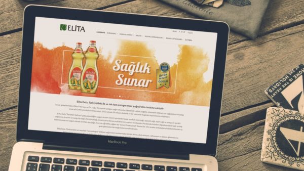 Elita Gıda A.Ş. Web Tasarımı